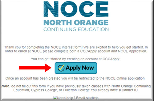 How to Create an OpenCCC Account - Application Part 1 - North Orange ...