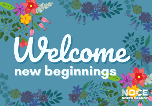 2022 Spring Semester Image - Welcome New Beginnings
