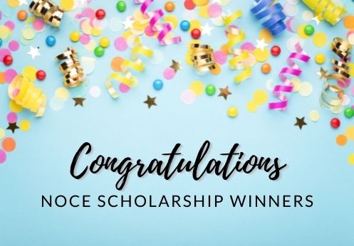 congratulations NOCE scholarship winners.
