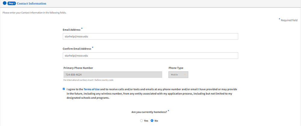 How to Create an OpenCCC Account - Application Part 1 - North Orange ...