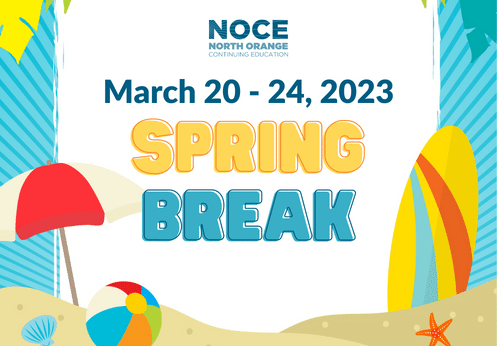 March 20 - 24, 2023 Spring Break!