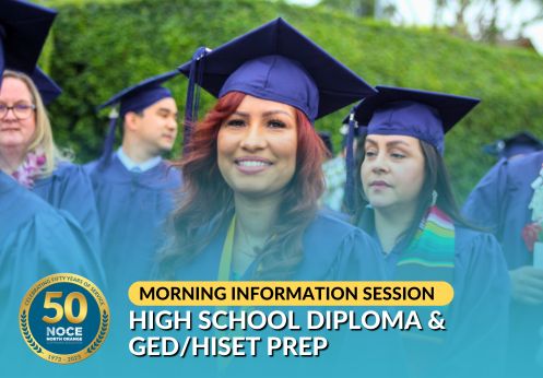 June 17, 2024 Morning High School Diploma & GED/HiSET Prep Information Session