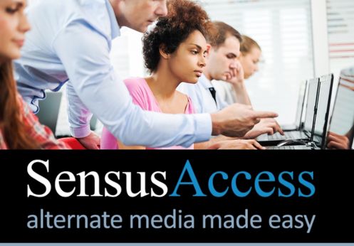 Sensus Access Alternate Media Made Easy