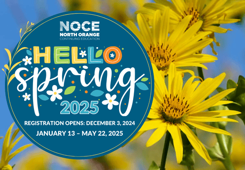 Hello Spring 2025. Registration opens December 3, 2024. Spring Semester starts January 13, 2025