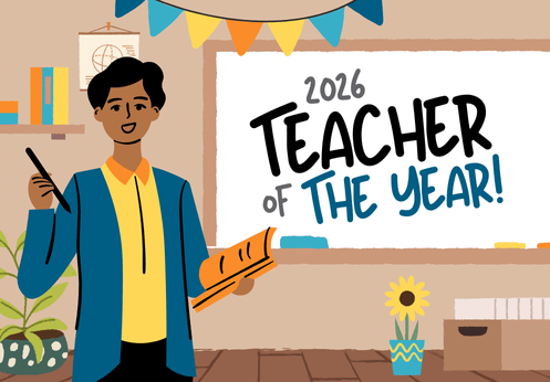 2026 Teacher of the Year!